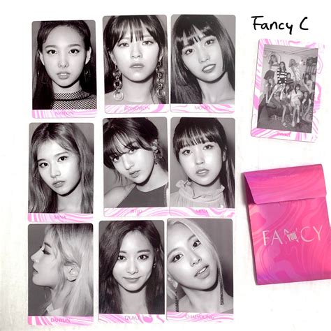 Twice Official Photocard Fancy Pre Order Trading Card Etsy Uk