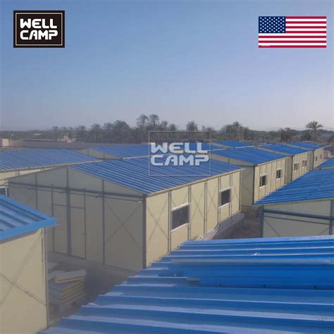 Steel Structure Sandwich Panel Environment Protect Labor Camp Dormitory