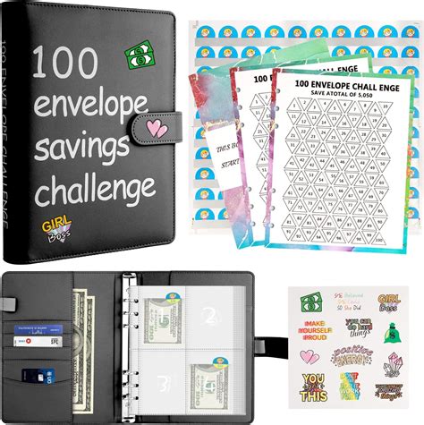 Amazon BKDRL 100 Envelopes Money Saving Challenge Easy And Fun