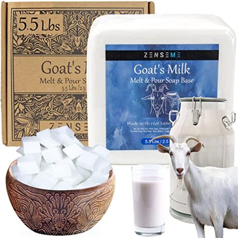 Zenseme Lb Goats Milk Soap Base Melt And Pour Supplies Kit For