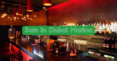 Top 9 Bars In Dubai Marina Nightlife Drinks