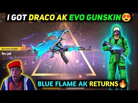 BLUE FLAME DRACO AK RETURNS I GOT LEGENDARY DRACO AK EVO GUNSKIN FREE