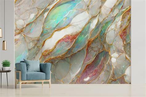 Abstract Marble Wallpaper Peel And Stick Marble Wallpaper Etsy