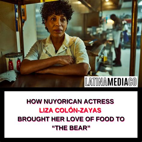 How Nuyorican Actress Liza Col N Zayas Brought Her Love Of Food To The