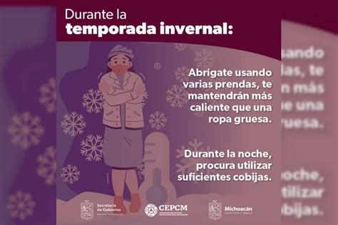 Ante Temperaturas Fr As En Michoac N Pide Pc Estatal Tomar Medidas