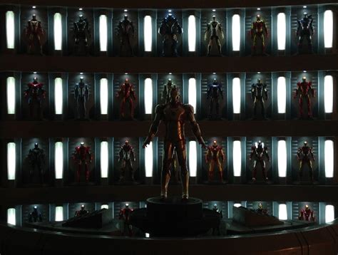 Iron Man 3 Hall of Armor Display 4 by AdamC11779 on DeviantArt