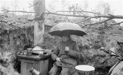 Trench life on the Eastern front. Date and location unknown : r ...