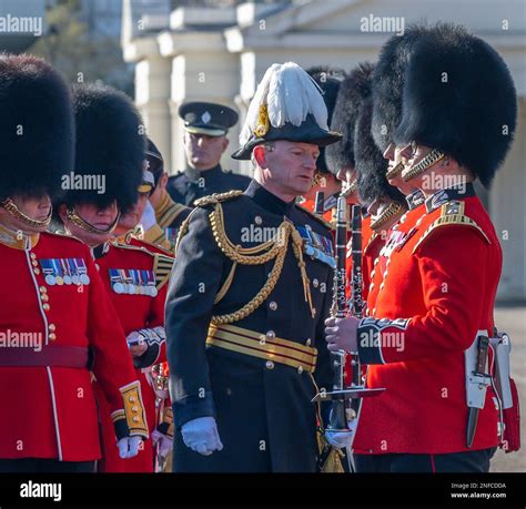 Wellington Barracks London Uk February The Major General