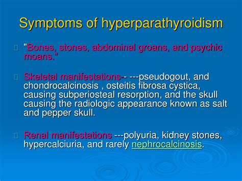 Ppt Hyperparathyroidism Symptoms Causes And Treatments Powerpoint