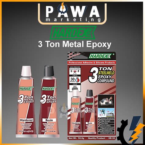 Pawa HARDEX HE 30 HE 32 3 Ton Steelweld Epoxy Compound Silicone Steel