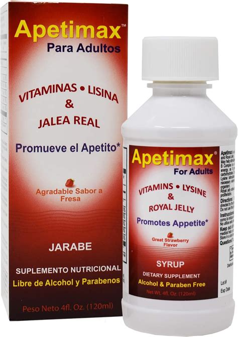 Amazon ELP ESSENTIAL Apetimax Vitaminas Lisina Royal Jelly