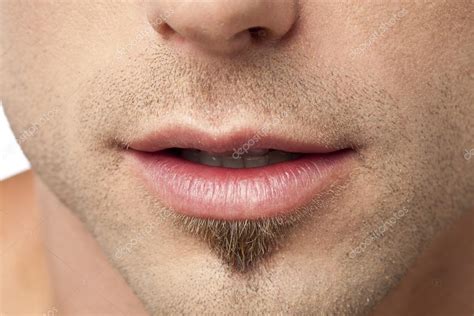 Human Male Lips Stock Photo Kozzi