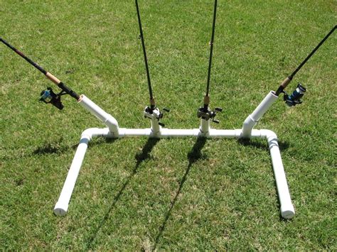 DIY Bank Fishing Rod Holder Pvc Fishing Rod Holder Bank Fishing Rod