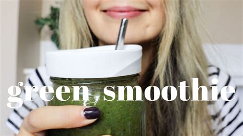 Superfood GREEN SMOOTHIE Recipe Clear Skin Energy YouTube