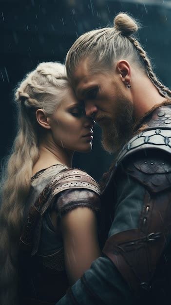 Premium Photo A Man And Woman In Armor