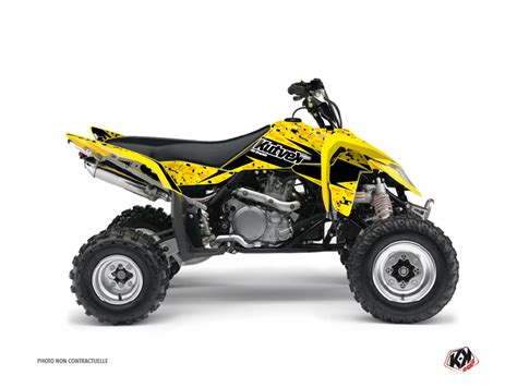 Suzuki Atv Predator Serie Graphic Kit Black Yellow Kutvek