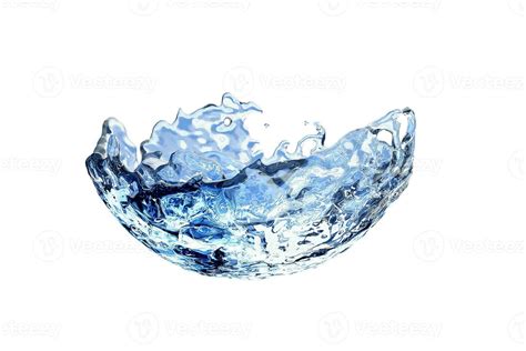 Pure Water Splash Round Shape Stock Photo At Vecteezy