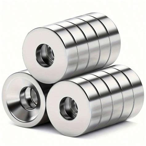 Small Round Magnets Neodymium Disc Magnets With Countersunk Holes