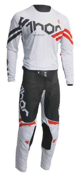 2022 Thor Pulse Cube Gear Set Grey Red Orange AOMC Mx