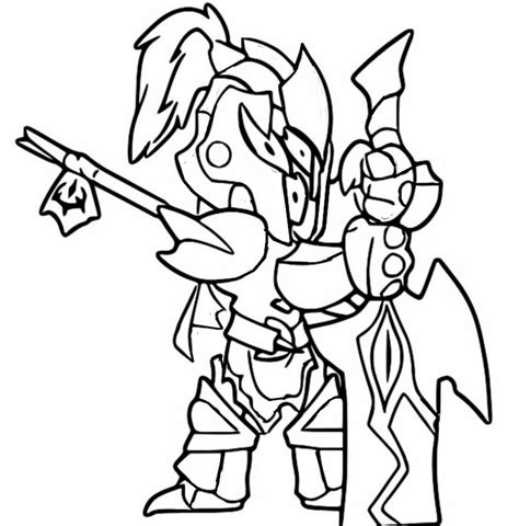 Coloring page Brawlhalla : Magyar 4