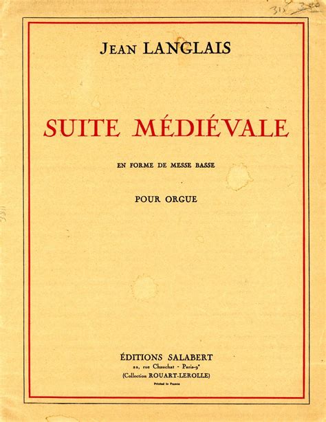 Langlais Jean Suite M Di Vale The Leupold Foundation