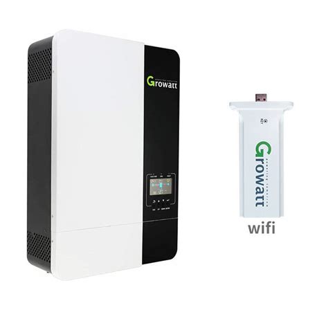 Buy Growatt Inverter 5kw 48v 220v Hybrid Solar Inverter Off Grid With Mppt Charger Controller