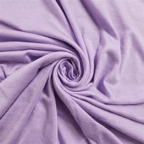 Lilac Rayon Jersey Stretch Knit Fabric - Medium Weight/ 180 GSM ...