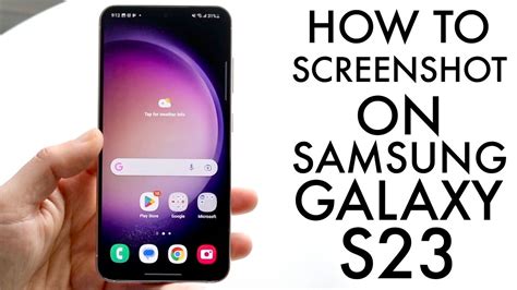 How To Screenshot On Samsung Galaxy S23 Youtube