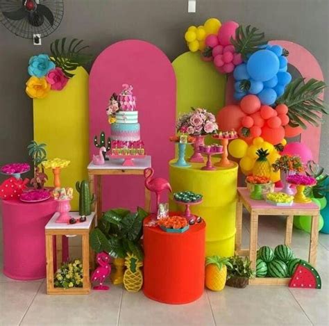 Tropical Birthday Party Elegant Birthday Party Aloha Party Fiesta