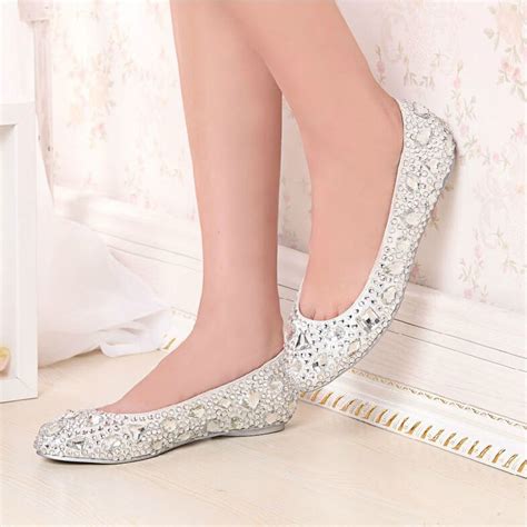 Silver Flat Dress Shoes Promotion-Shop for Promotional Silver Flat ...