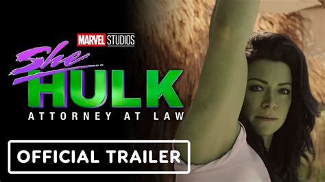 She-Hulk: Attorney at Law - Official Trailer (Tatiana Maslany, Mark ...