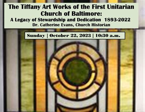 Service October First Unitarian Church Of Baltimore