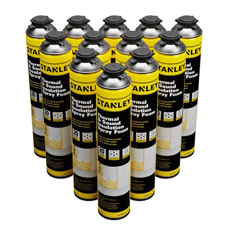 Buy Stanley Supercoat Spray Foam Insulation Closed Cell Spray Foam Covers Up To 240 Sq Ft Use