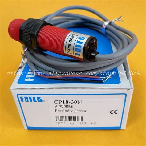 CP18 30N CP18 30NB fotek m18 npn sensores capacitivos cilíndricos 10