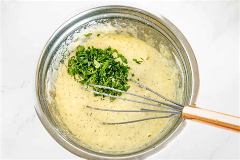 Easy Cabbage Fritters With Garlicky Dip Babaganosh