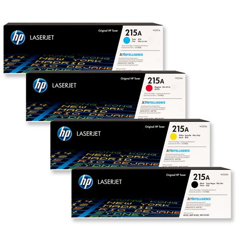 hp  set  pack original toner combo   colors included