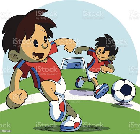 Soccer Kids Stock Illustration Download Image Now Aspirations Boys