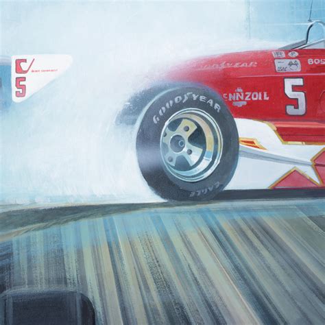Lot Danny Sullivan Spin And Win Painting By David Lord