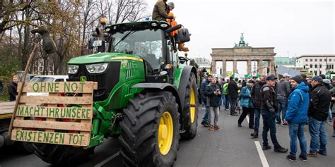 Trecker Demo Protest Korso Von Castrop Rauxel Nach Recklinghausen