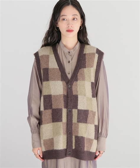 Stussy（ステューシー）の「【stussy ステューシー】wobbly Check Sweater Vest（ベスト）」 Wear