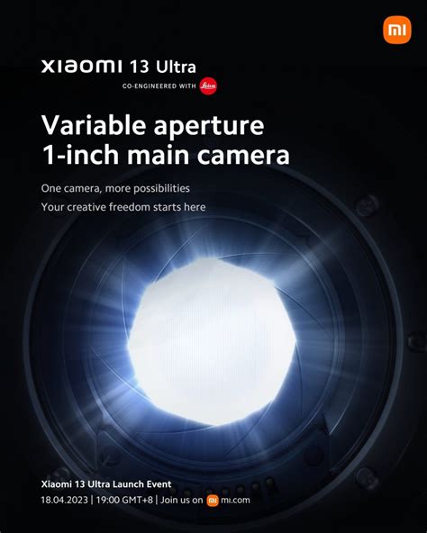 Xiaomi 13 Ultra Has A Variable F 1 9 To F 4 0 Aperture Lens Attached To