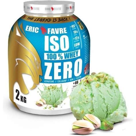 ISO WHEY ZERO 100 Pure Whey Protéine Isolate Pistache Prise de