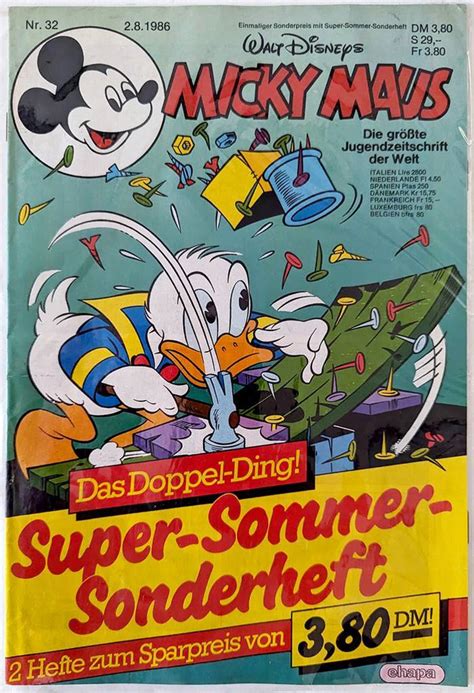 Comic Und Spielzeug Micky Maus Heft Doppelpack Super