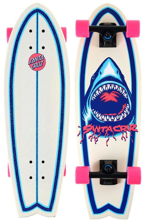 Santa Cruz Speed Wheels Shark 881 Complete Cruiser Skateboard Tactics