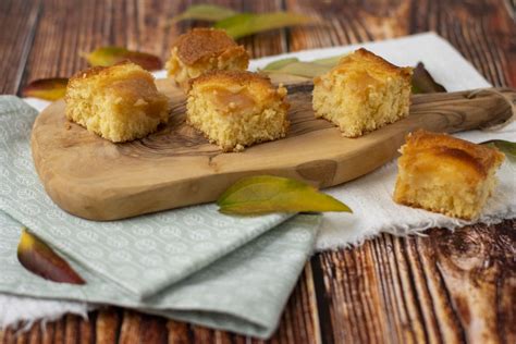 Apfelmuskuchen gâteau à la compote de pommes Les petits plats de