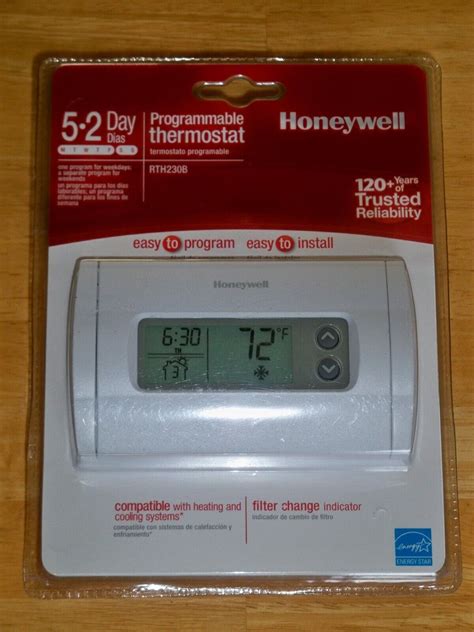 Honeywell Rth B Day Programmable Digital Thermostat New