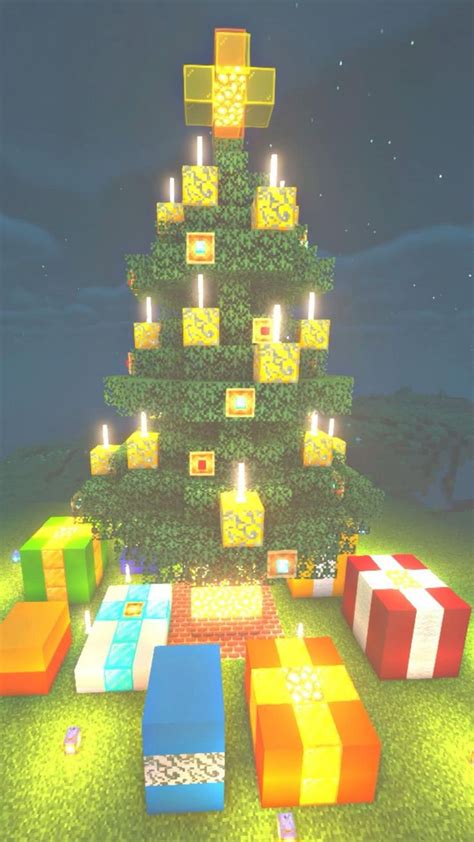 Minecraft Christmas Tree （マイクラ建築：クリスマスツリー） クリスマスツリー マイクラ 建築 マインクラフト