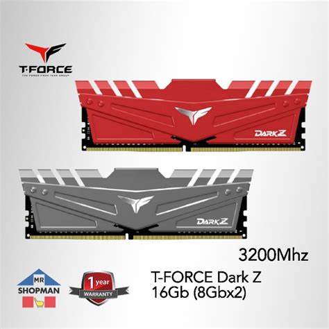 Teamgroup Tforce Dark Z Gb Gb X Gb Mhz Ddr Ram Shopee