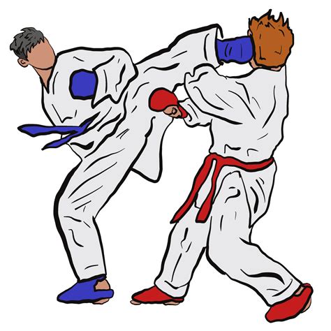 Karate Illustration Png 11992879 Png