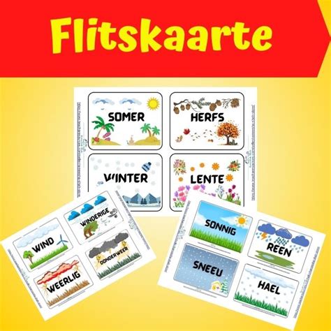 Seisoene En Weer In Afrikaans Seasons And Weather In Afrikaans • Teacha